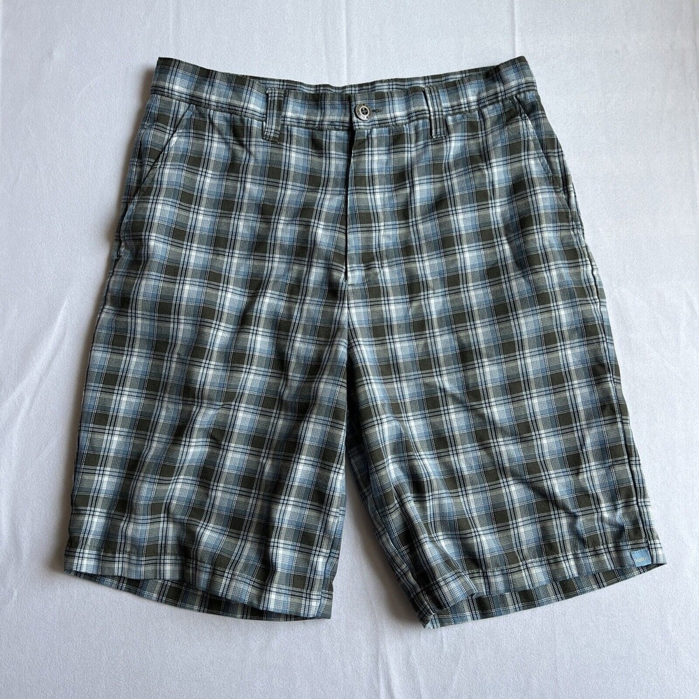 KATIN Shorts Mens 32 Surf USA Classic Chino‎ Short Plaid 9" Inseam Spring Summer
